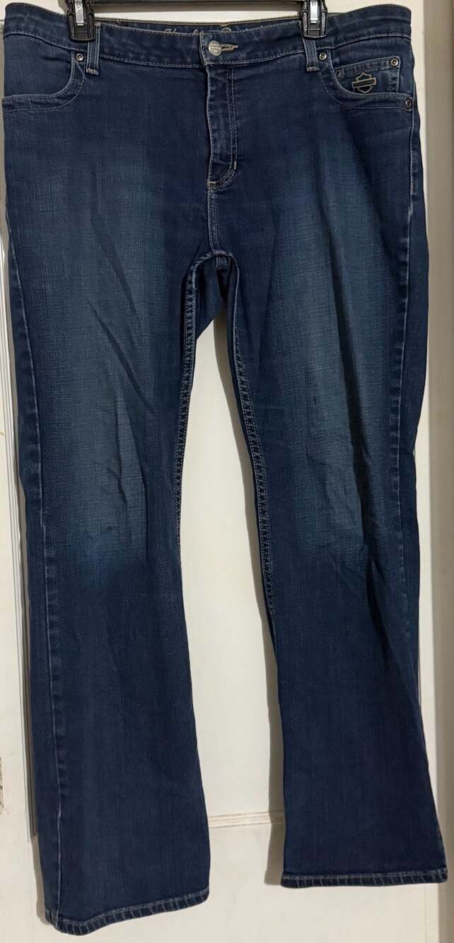 Harley-Davidson Women's Embroidered Bootcut Denim Jeans